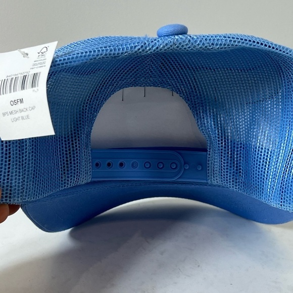 NWT Brand New Bass Pro Shop Light Blue Mesh Back Trucker Har Cap Unisex - Picture 4 of 8